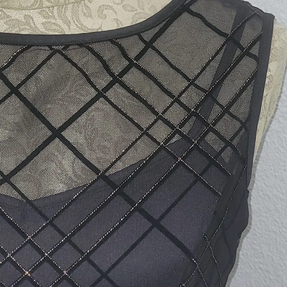 Ellen Tracy Dress Fit & Flare Little Black Dress - Picture 4 of 9